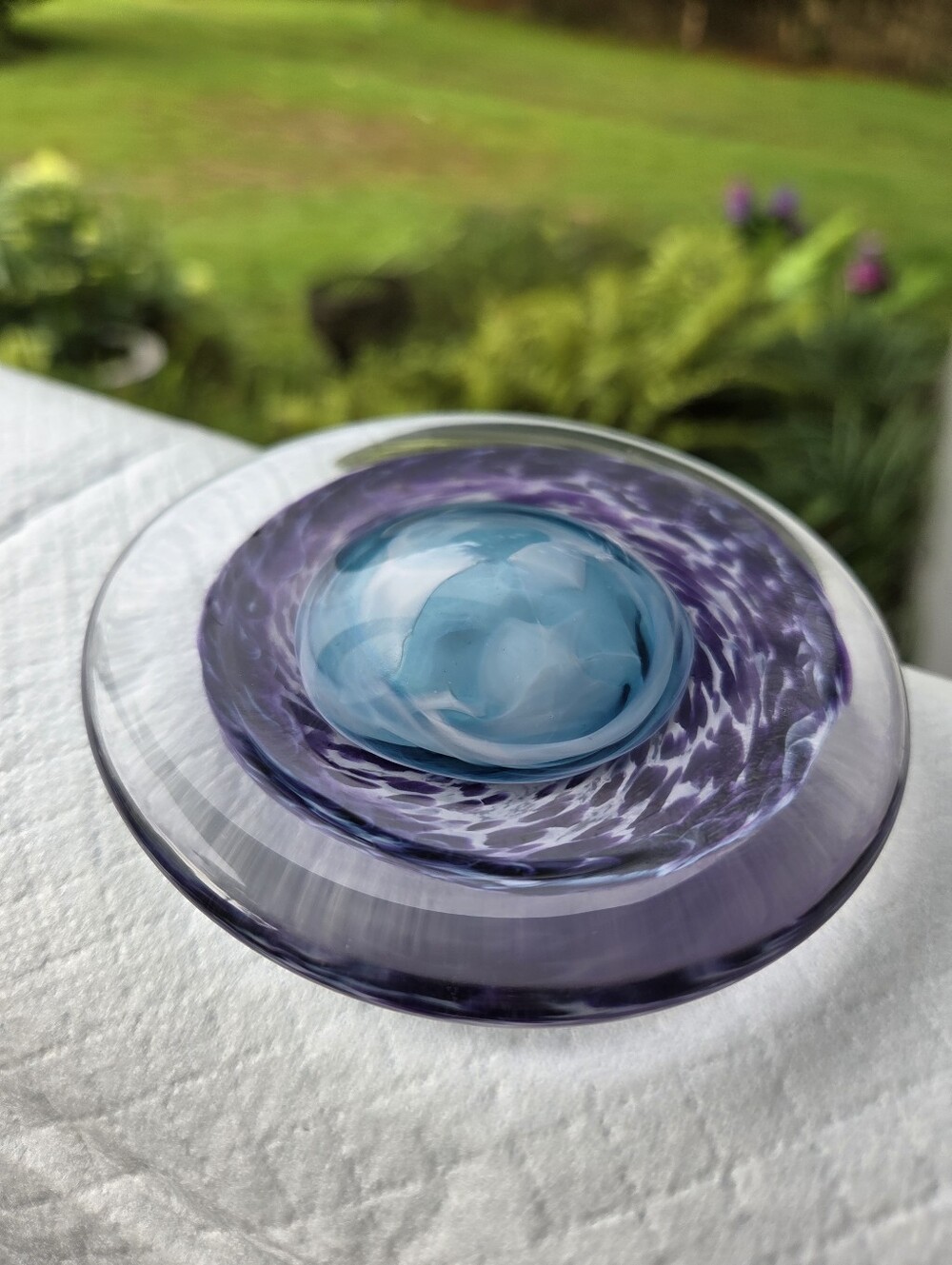 Galaxy Art Glass Paperweight